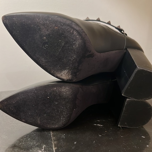 Valentino bootie! With studs. Worn once. Size 38.5 excellent condition